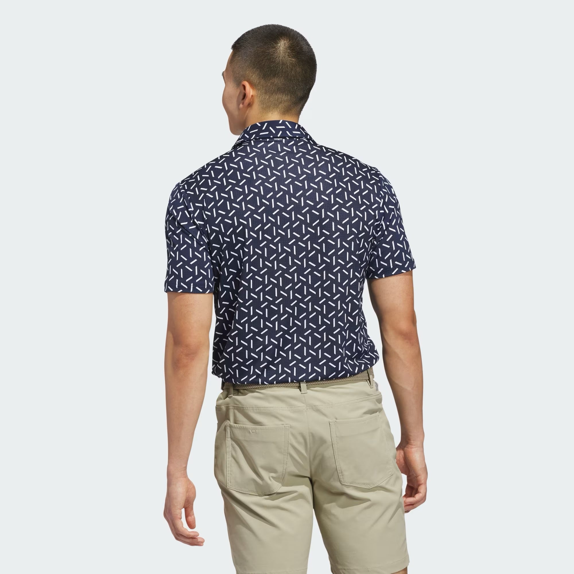 Ultimate365 Mesh Print Climacool Polo Navy