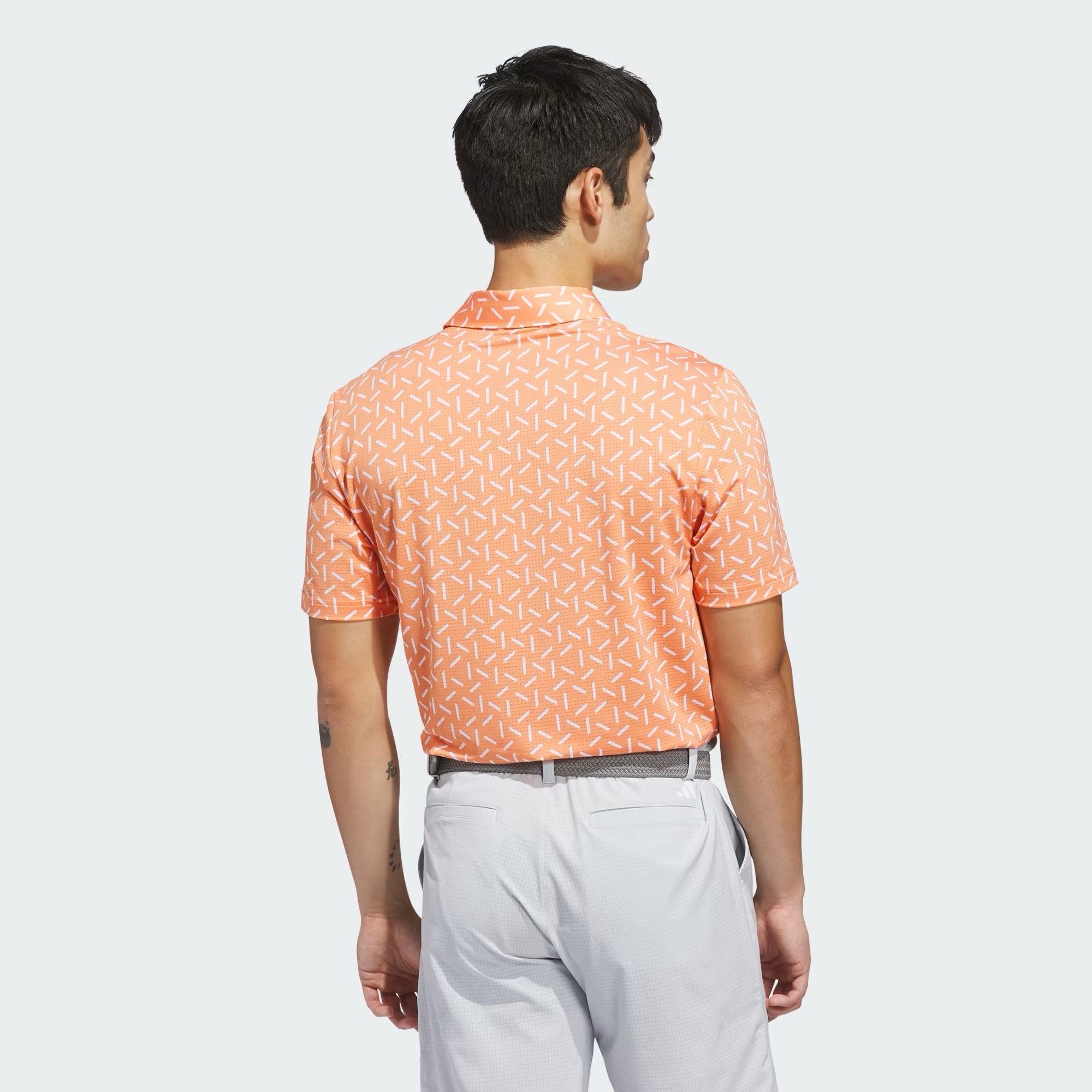 Ultimate365 Mesh Print Climacool Polo Orange