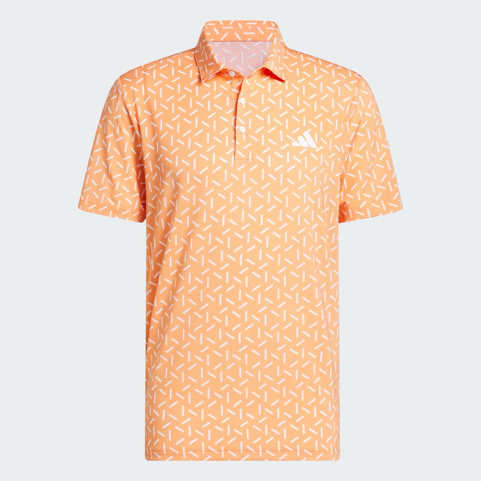 Ultimate365 Mesh Print Climacool Polo Orange