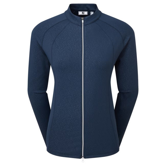 Embossed Full-Zip Midlayer Naisten