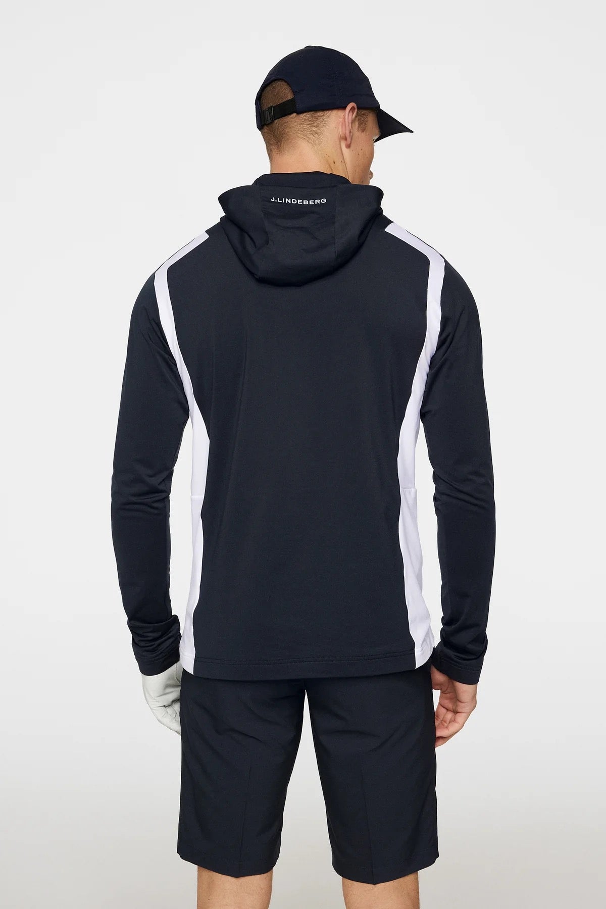 Lukas Quarter Zip Hood JL Navy