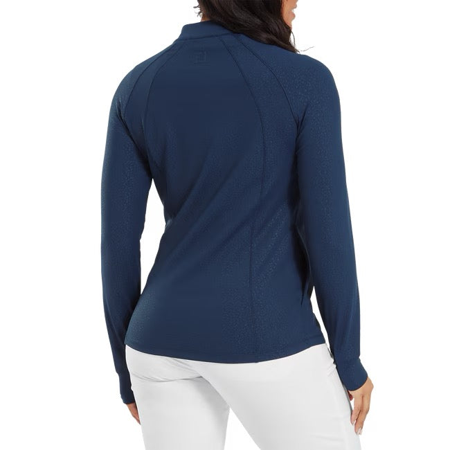 Embossed Full-Zip Midlayer Naisten