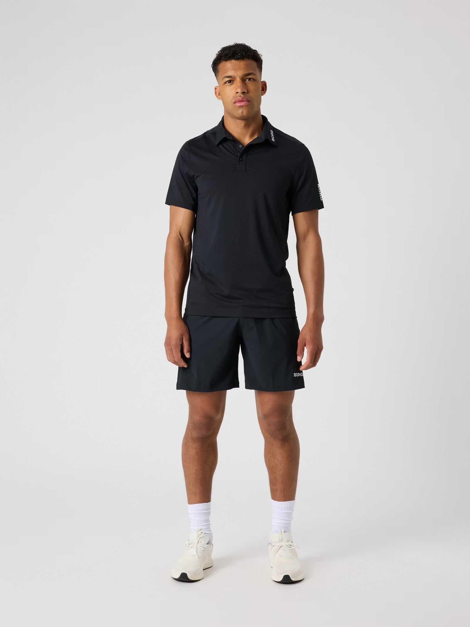 Borg Golf Polo Musta