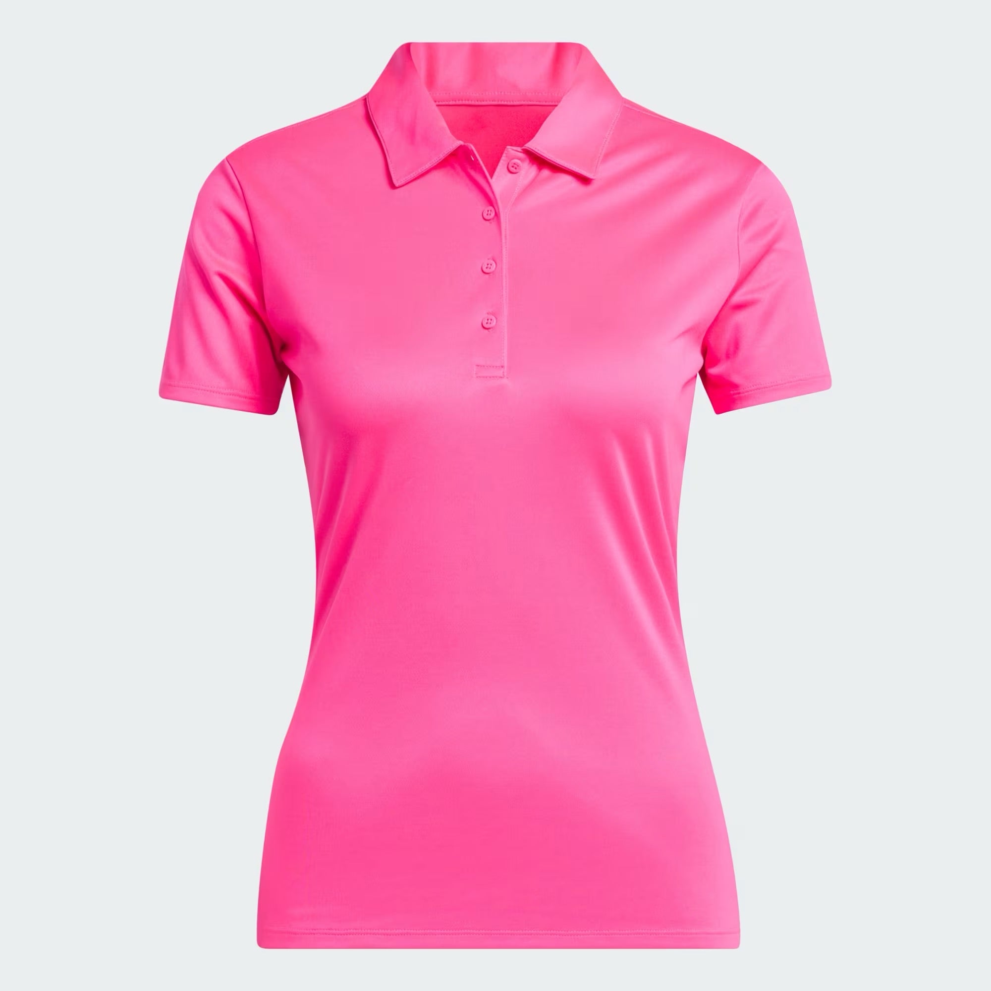 Solid Performance Short Sleeve Polo Pinkki