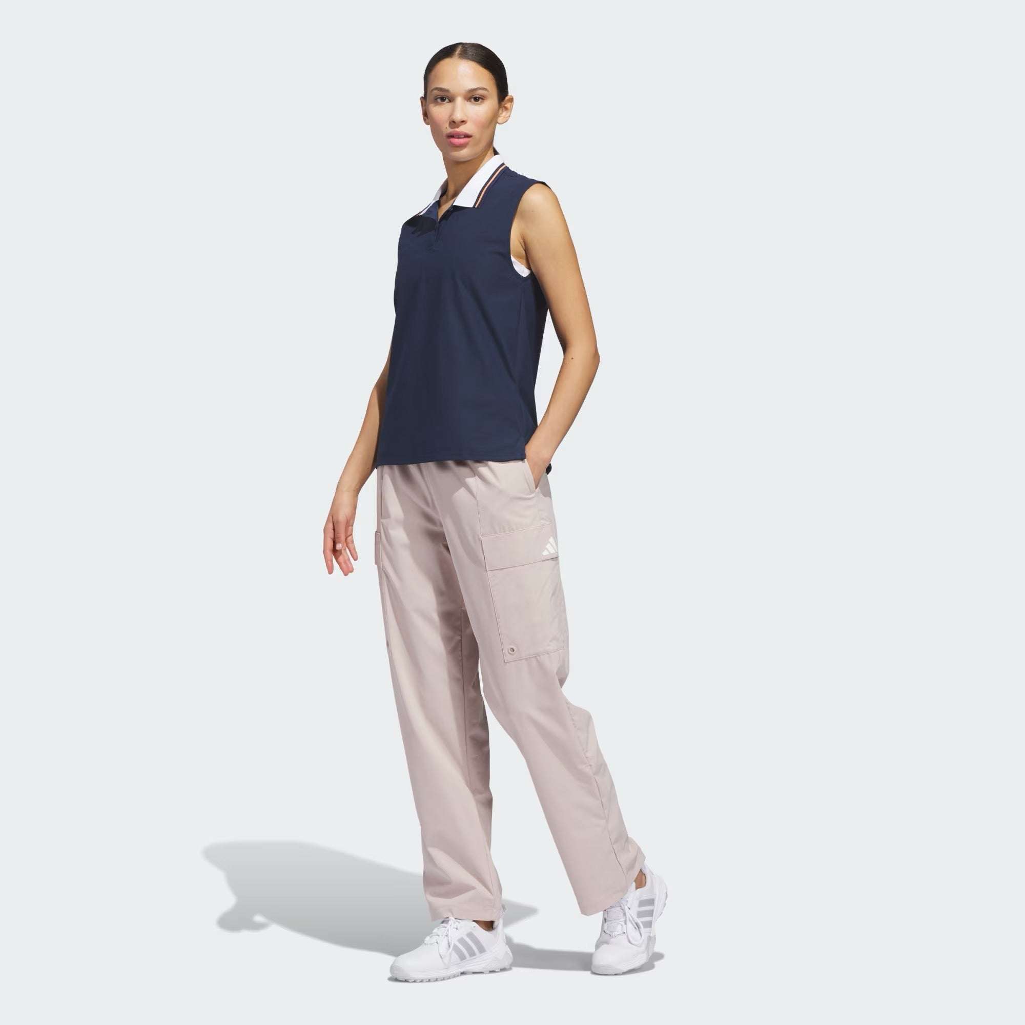 Beyond The Course Twistknit Sleeveless Polo