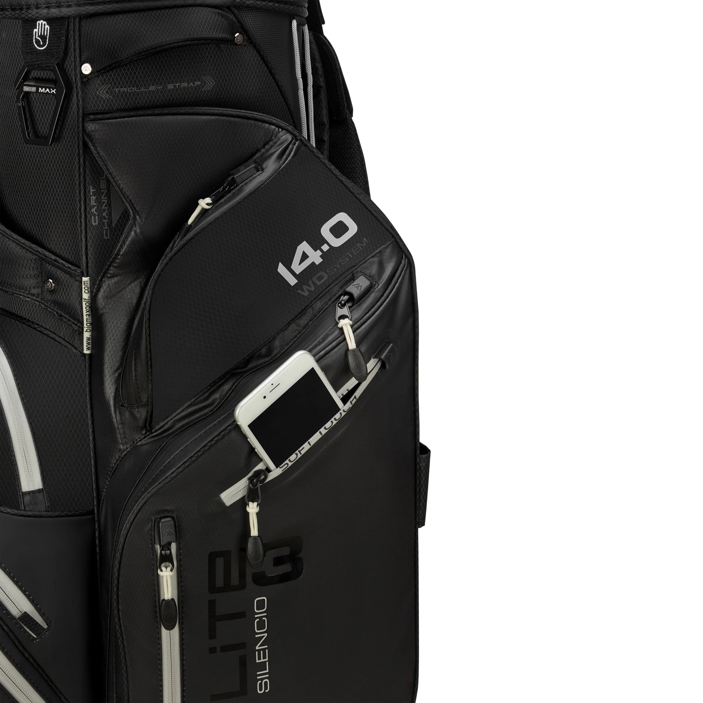 Dri Lite Silencio 3 Organizer Musta Kärrybagi