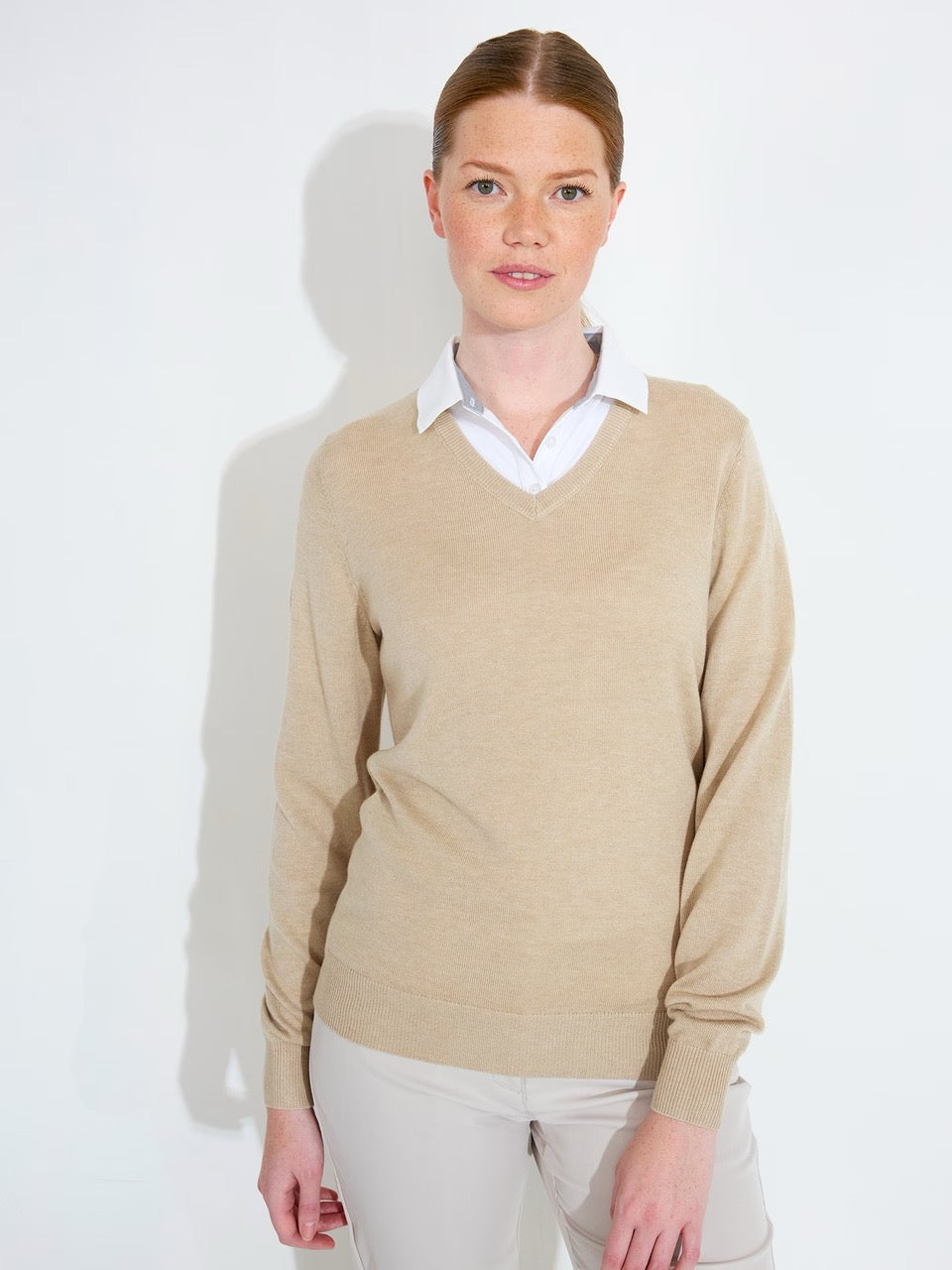 Liffin V-Neck Pullover Naisten Neule