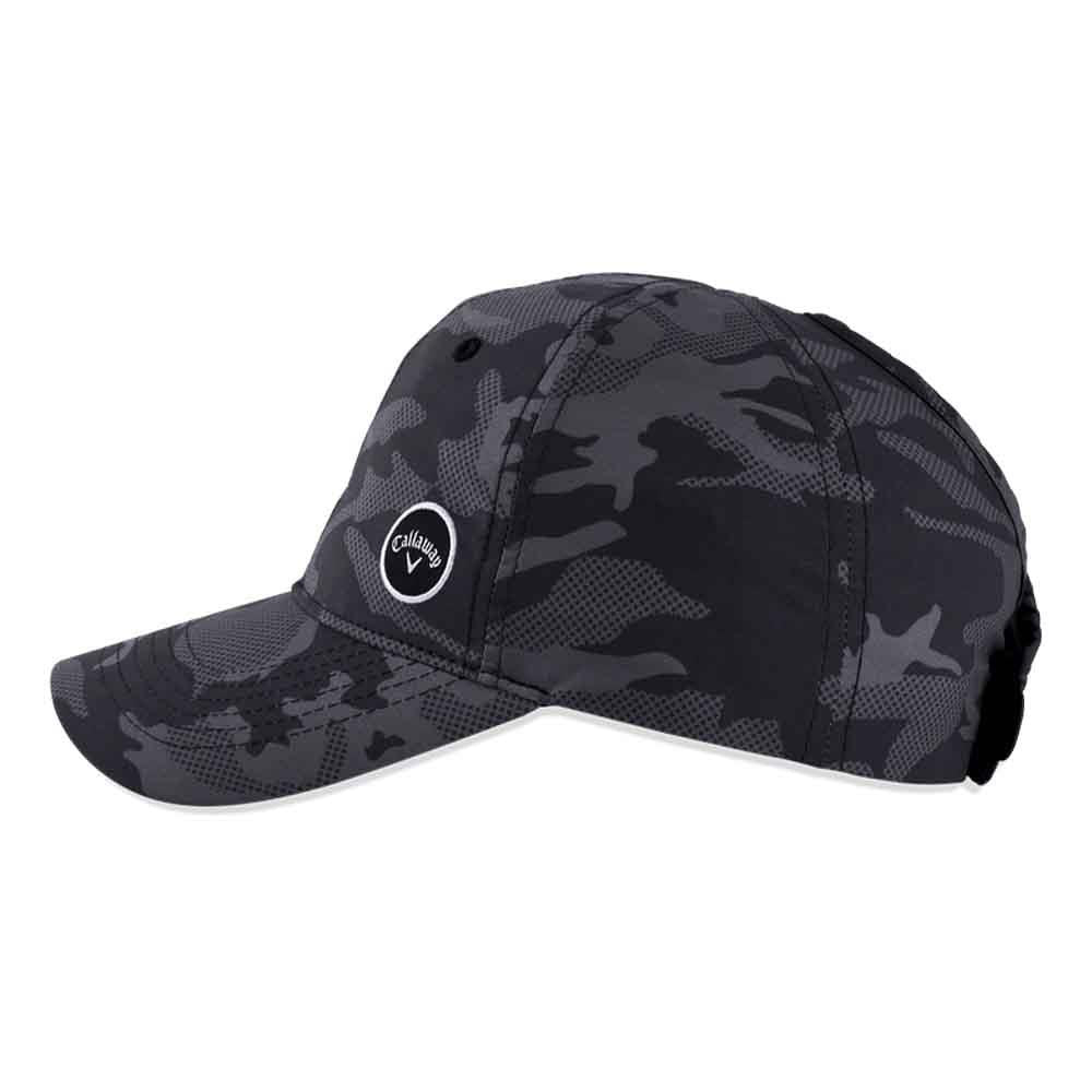 Naisten High Tail Lippalakki Musta Camo