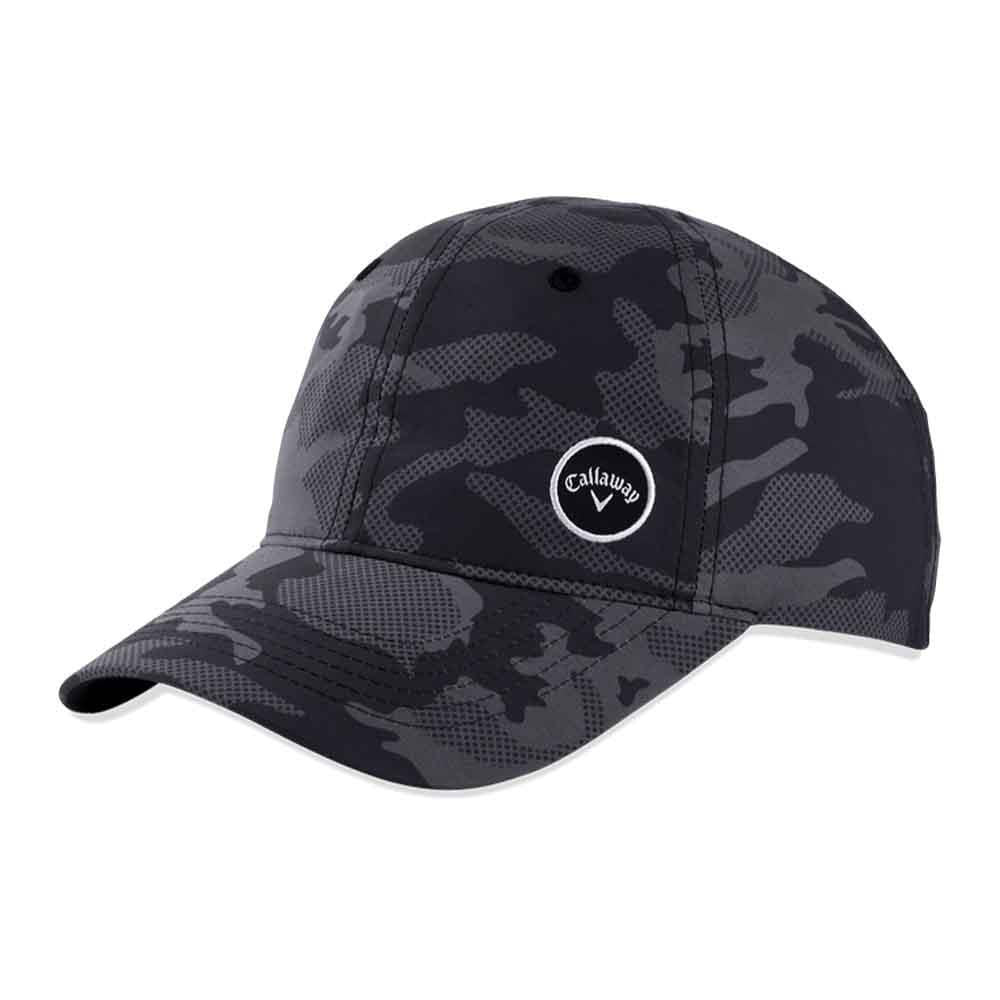 Naisten High Tail Lippalakki Musta Camo