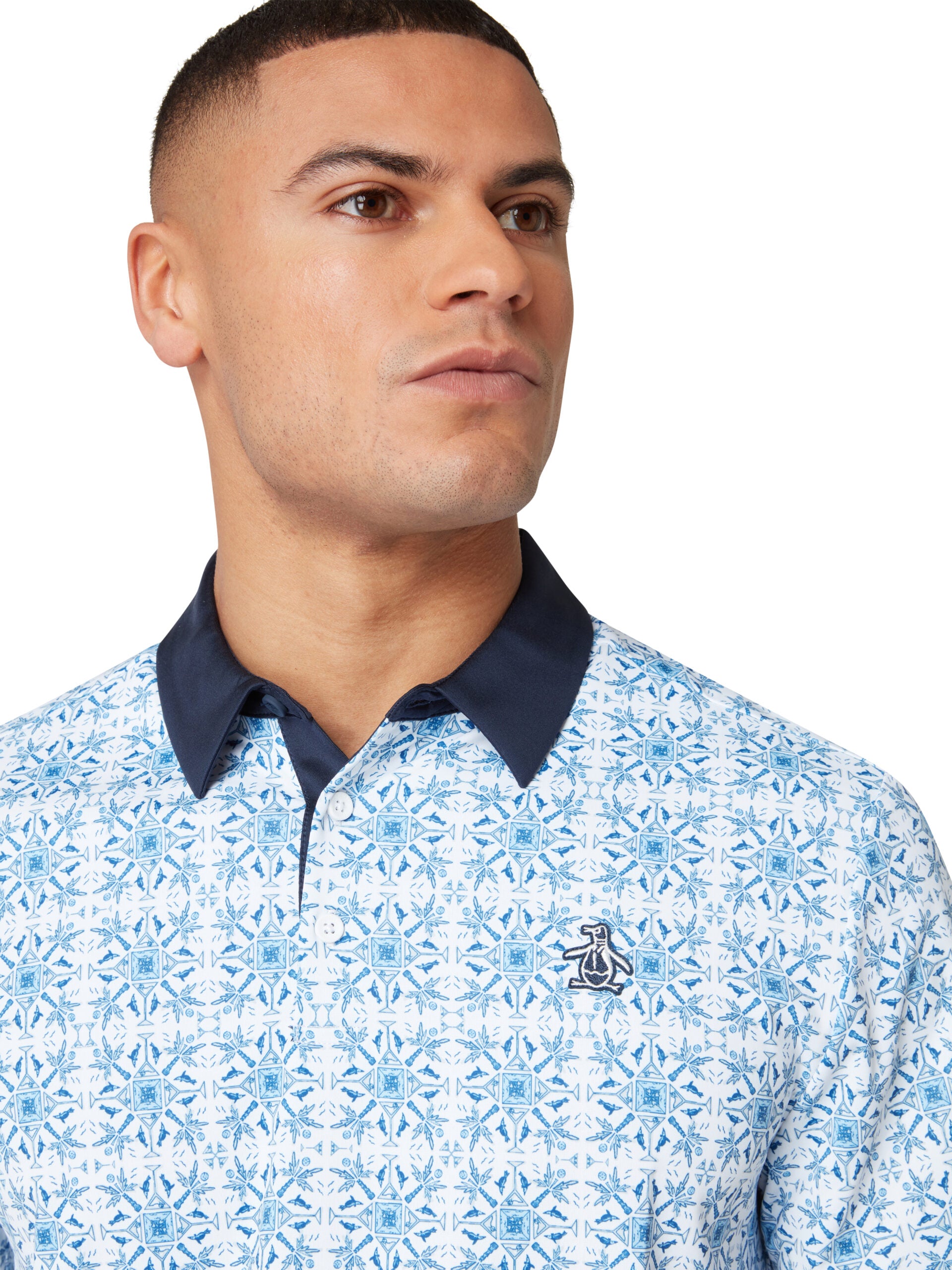 Pete’s Cocktail Windowpane Polo