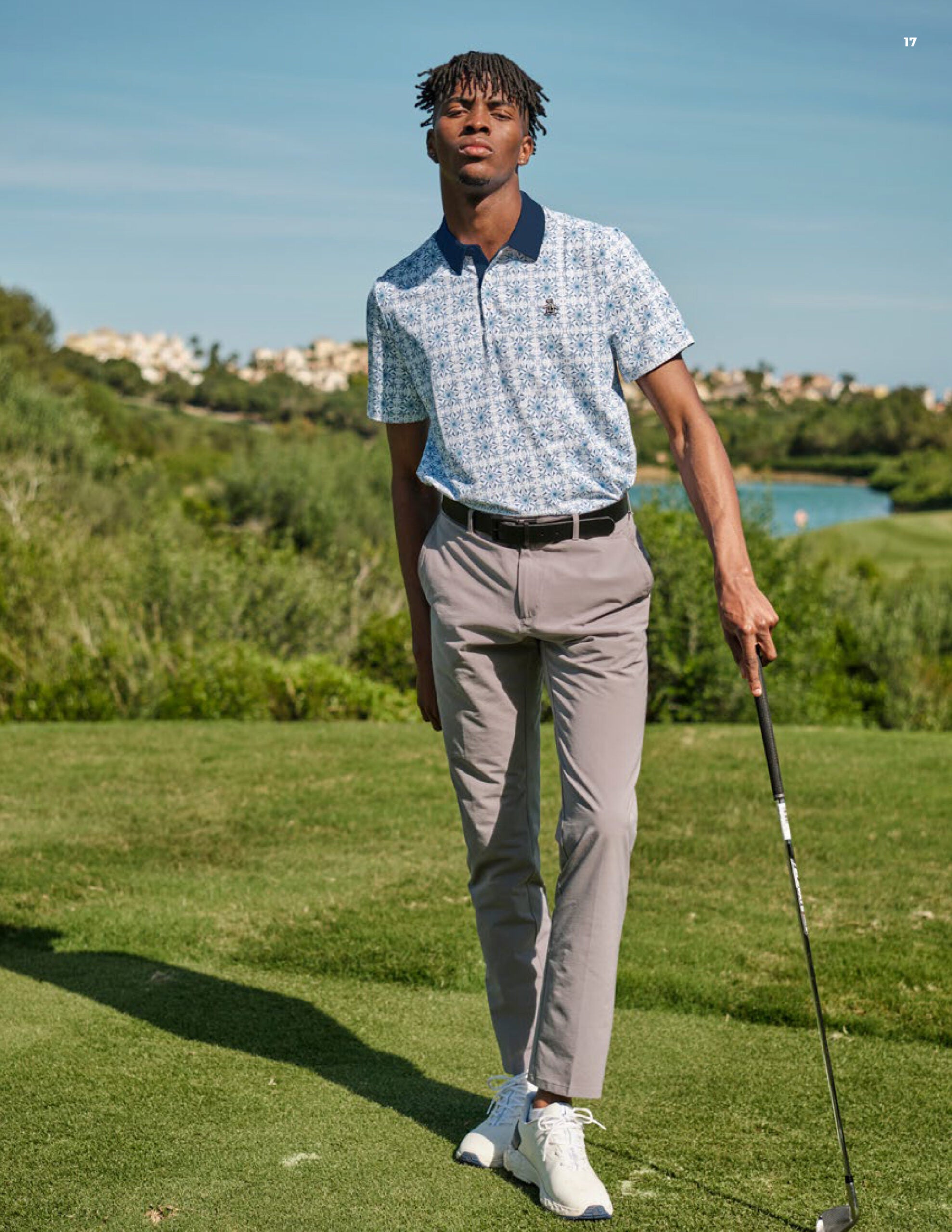 Pete’s Cocktail Windowpane Polo