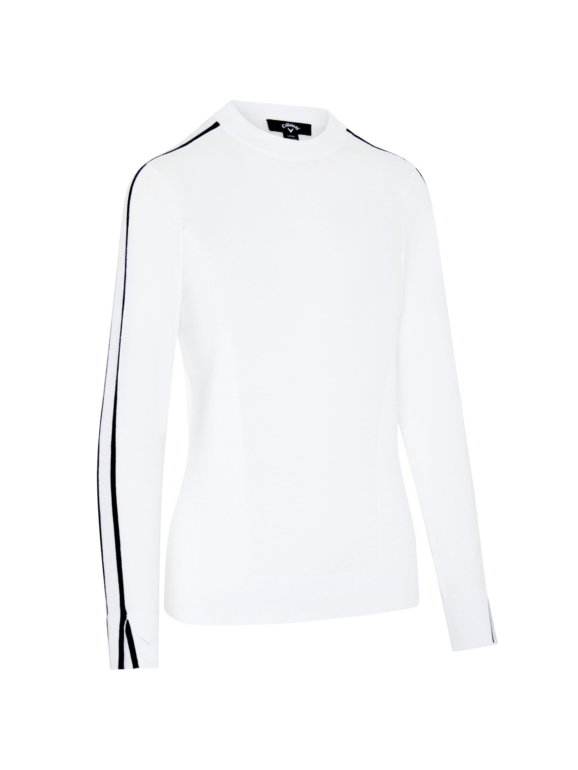 Striped Mock Neck