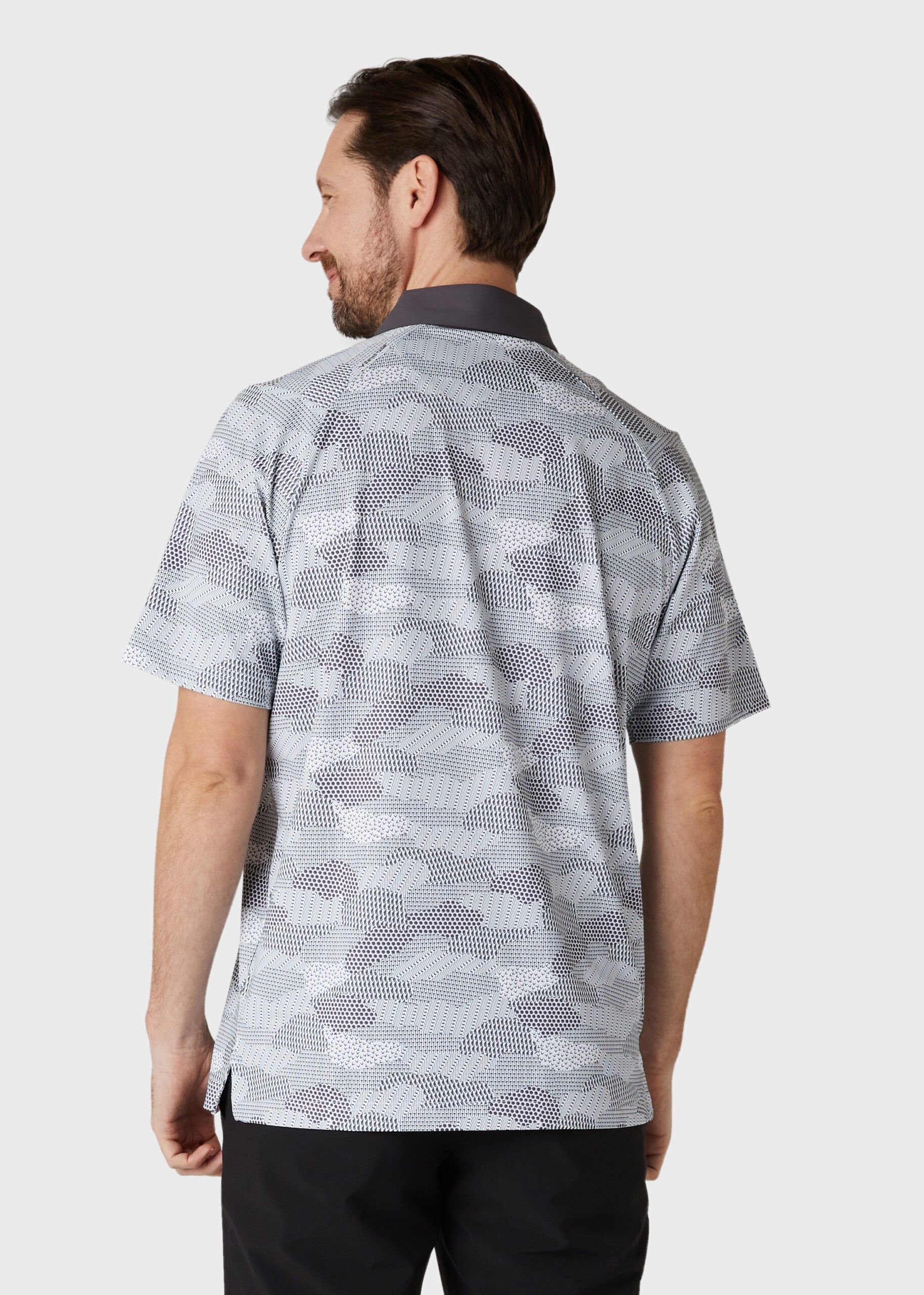 Golf Cluster Print Golf Polo
