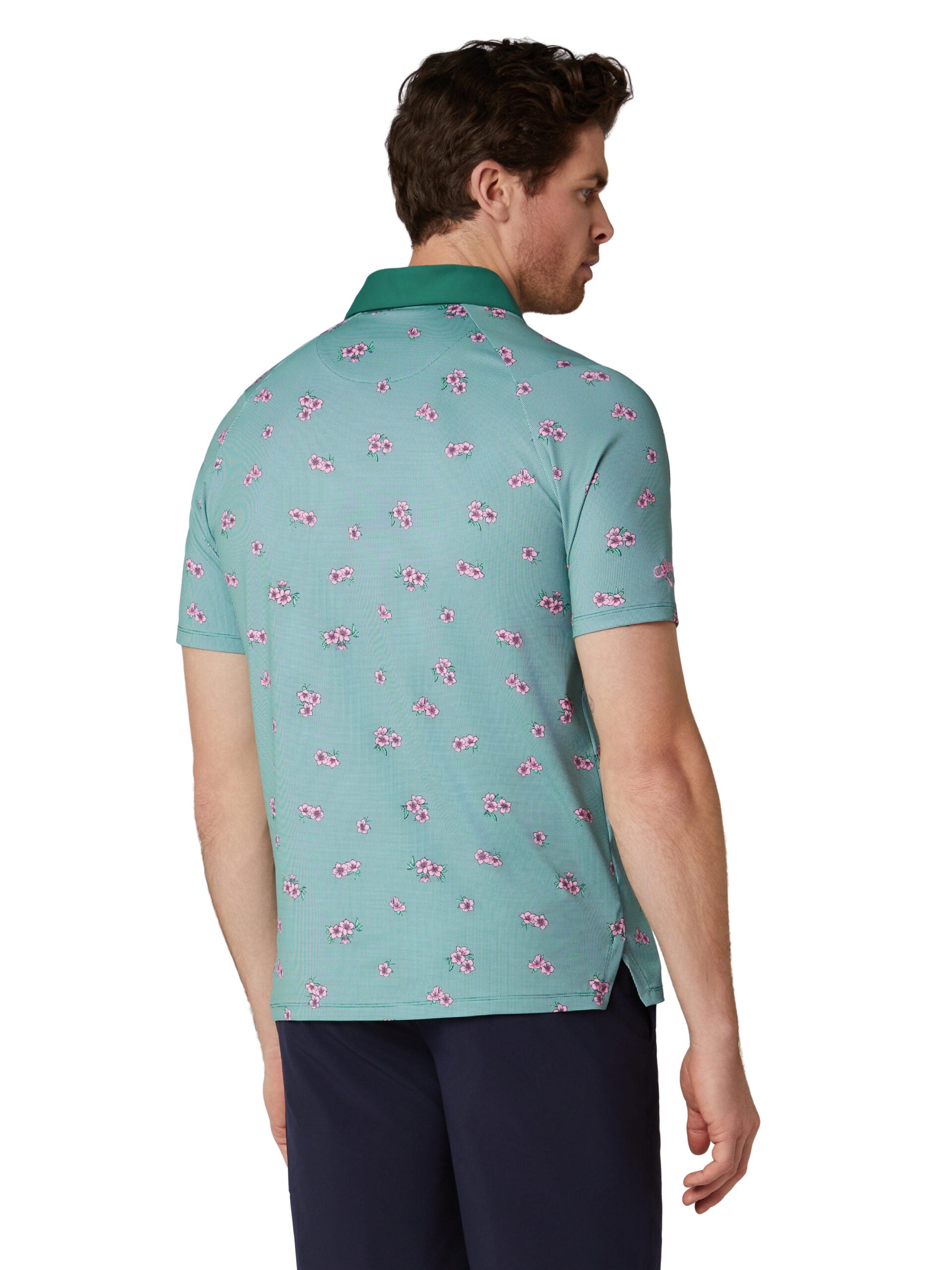 Azalea Gingham Print Polo