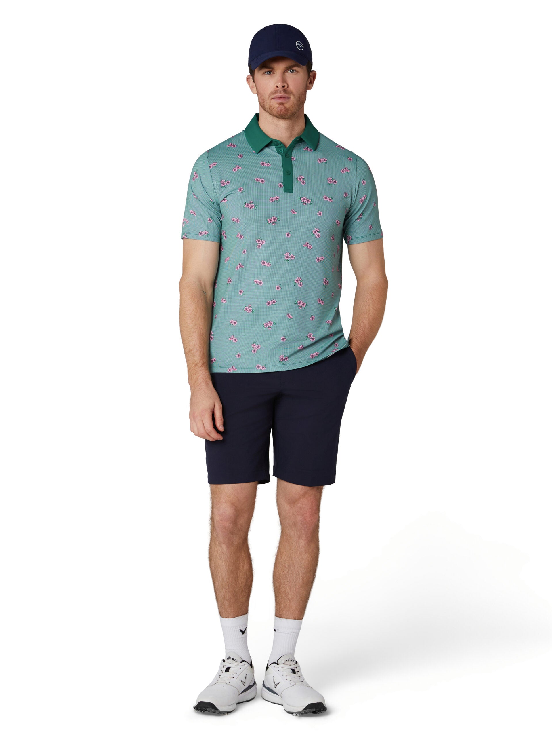 Azalea Gingham Print Polo