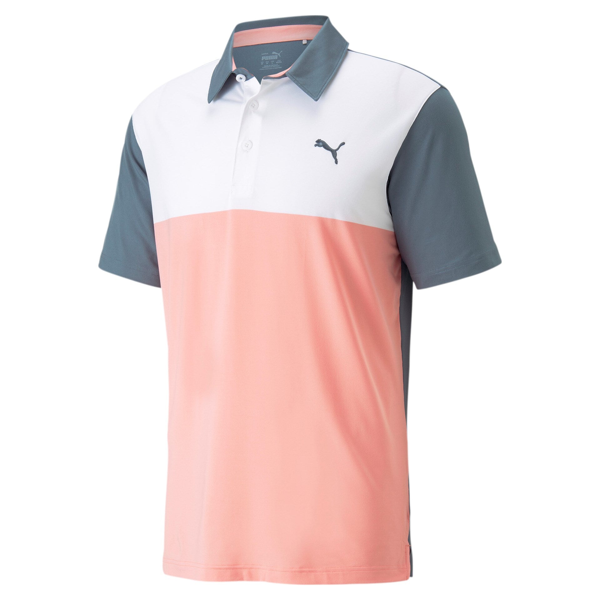 Cloudspun Colorblock Polo - gray