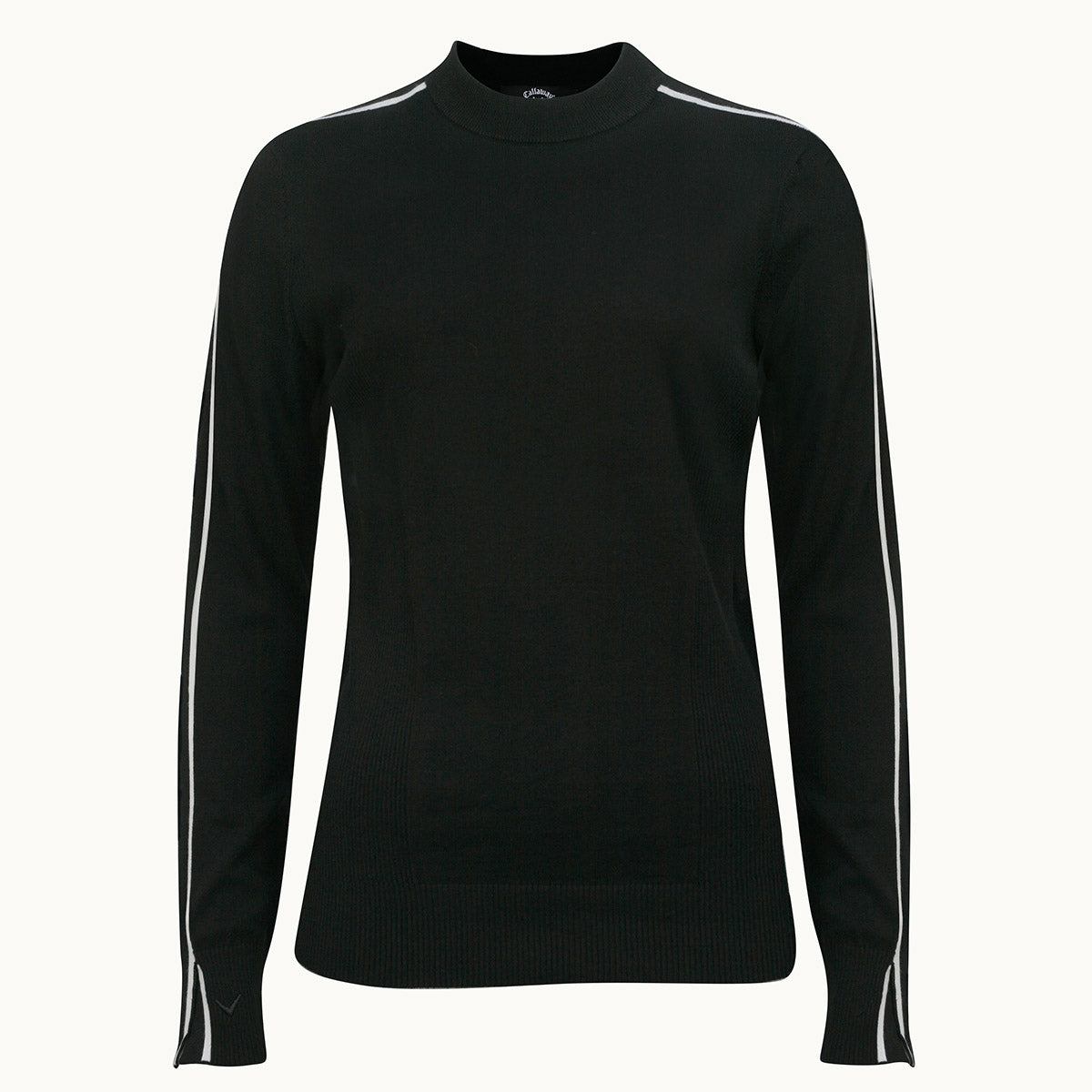 Striped Mock Neck