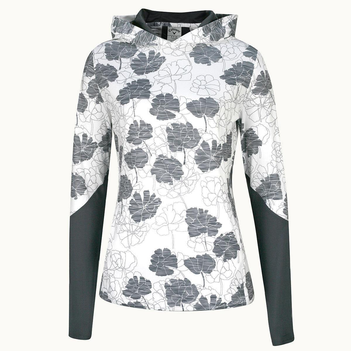 Textured Floral Naisten Huppari