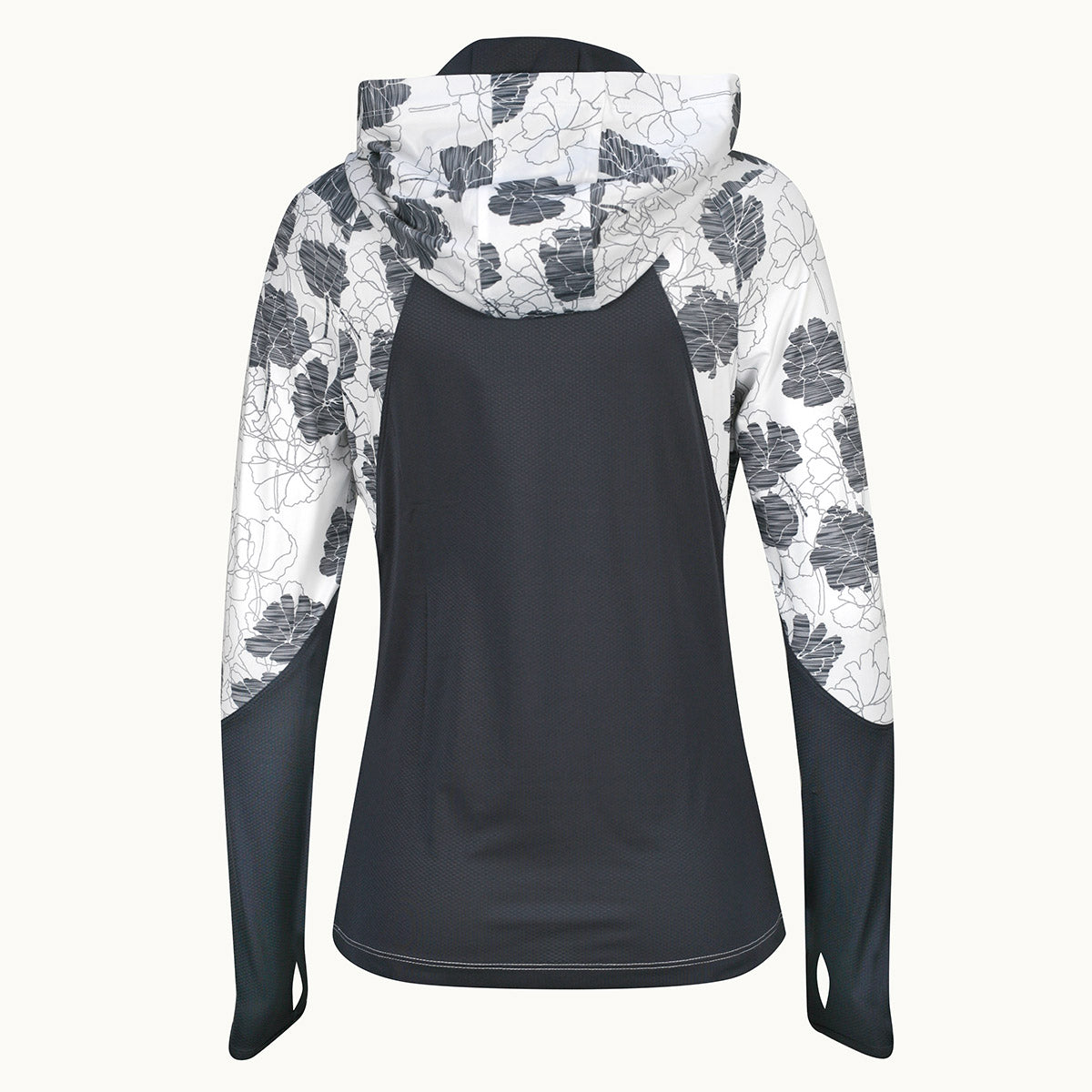 Textured Floral Naisten Huppari