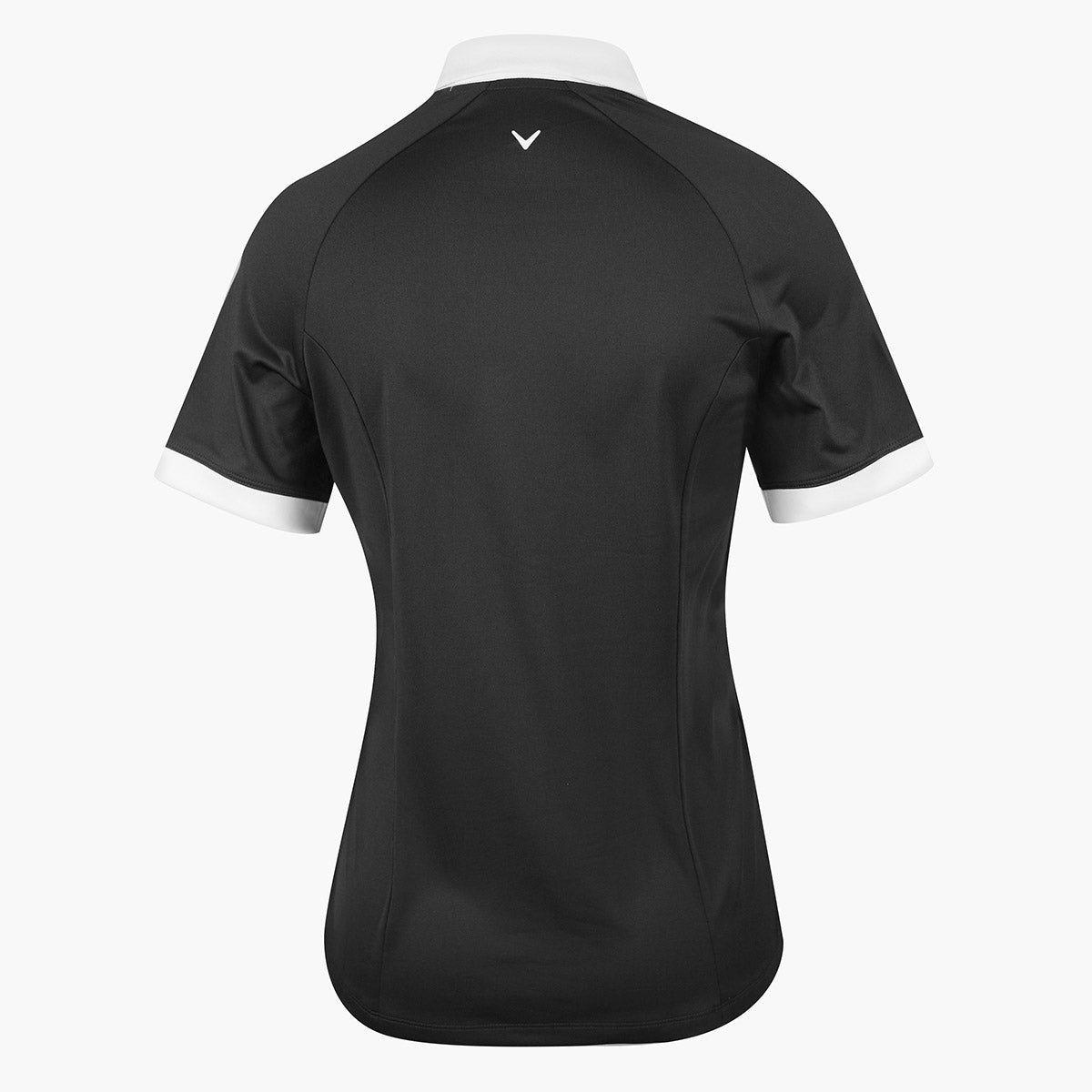 Lyhythihainen Naisten V-Placket Colourblock Polo Musta