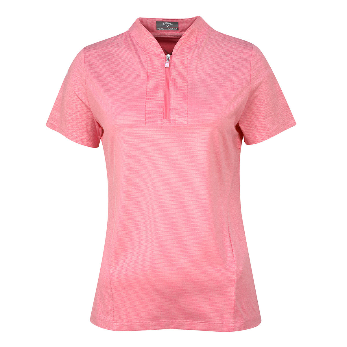 Short Sleeve Tonal Heather Naisten Polo