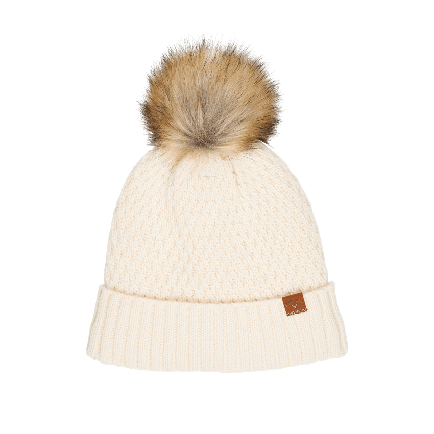 Pom Pom Beanie Naisten Valkoinen