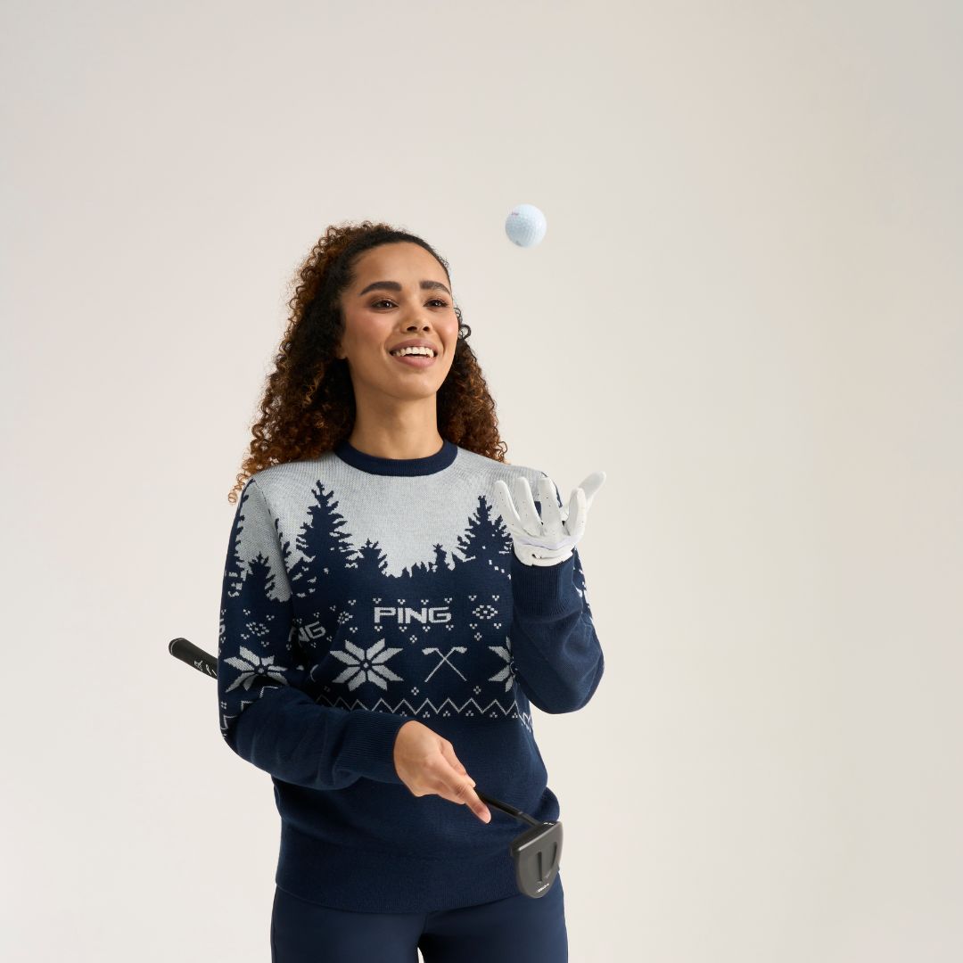 Christmas Jumper, Oxford Blue / Pearl Grey