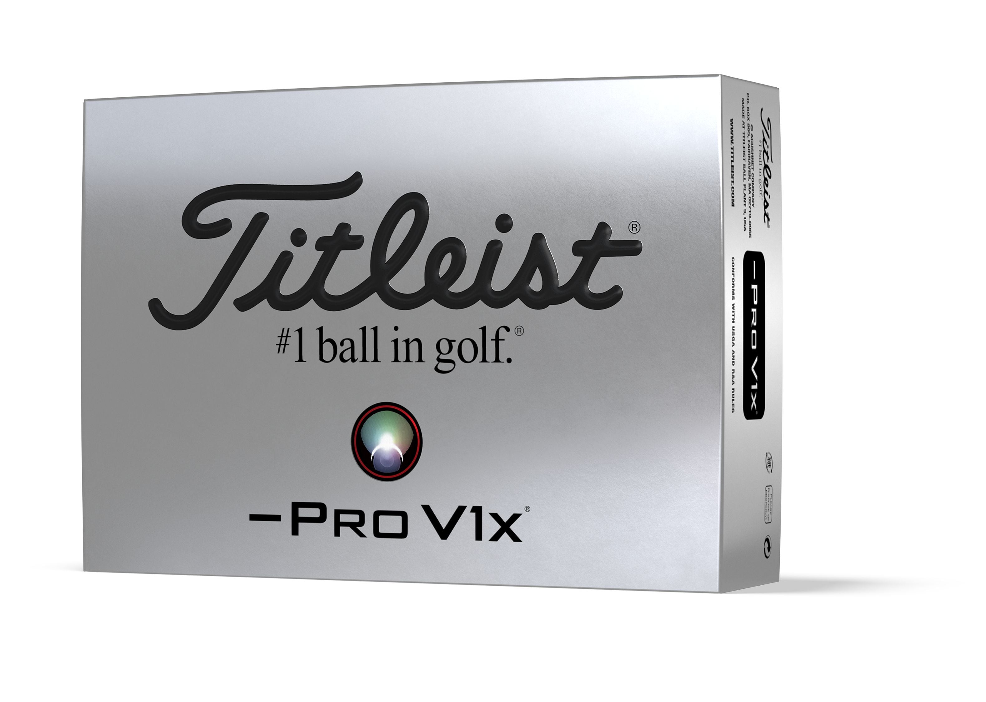 ProV1x Left Dash Pallotusina Valkoinen