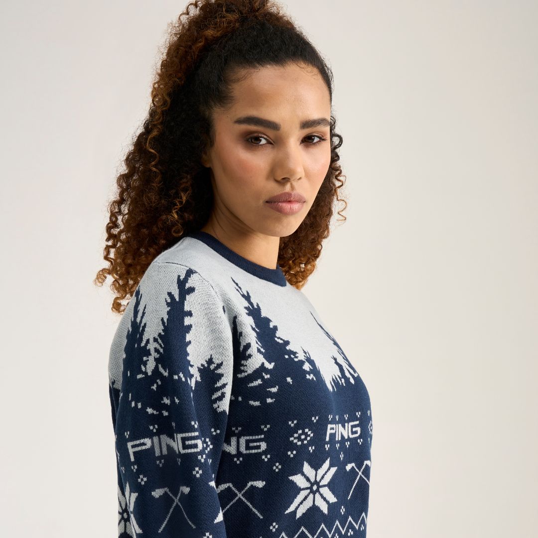 Christmas Jumper, Oxford Blue / Pearl Grey