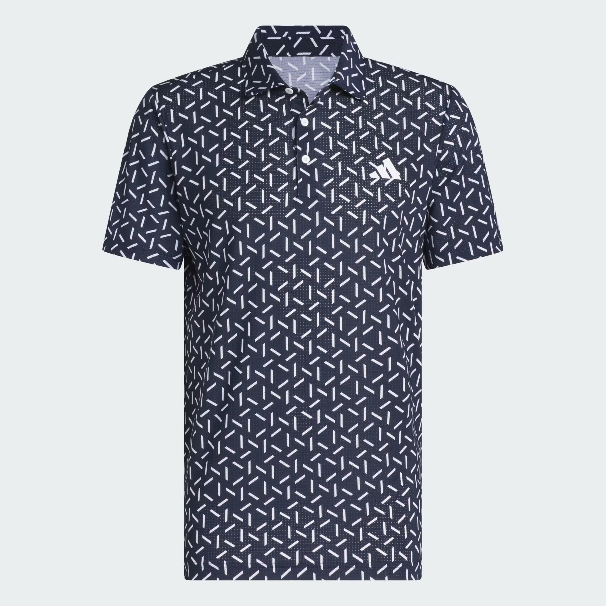 Ultimate365 Mesh Print Climacool Polo Navy