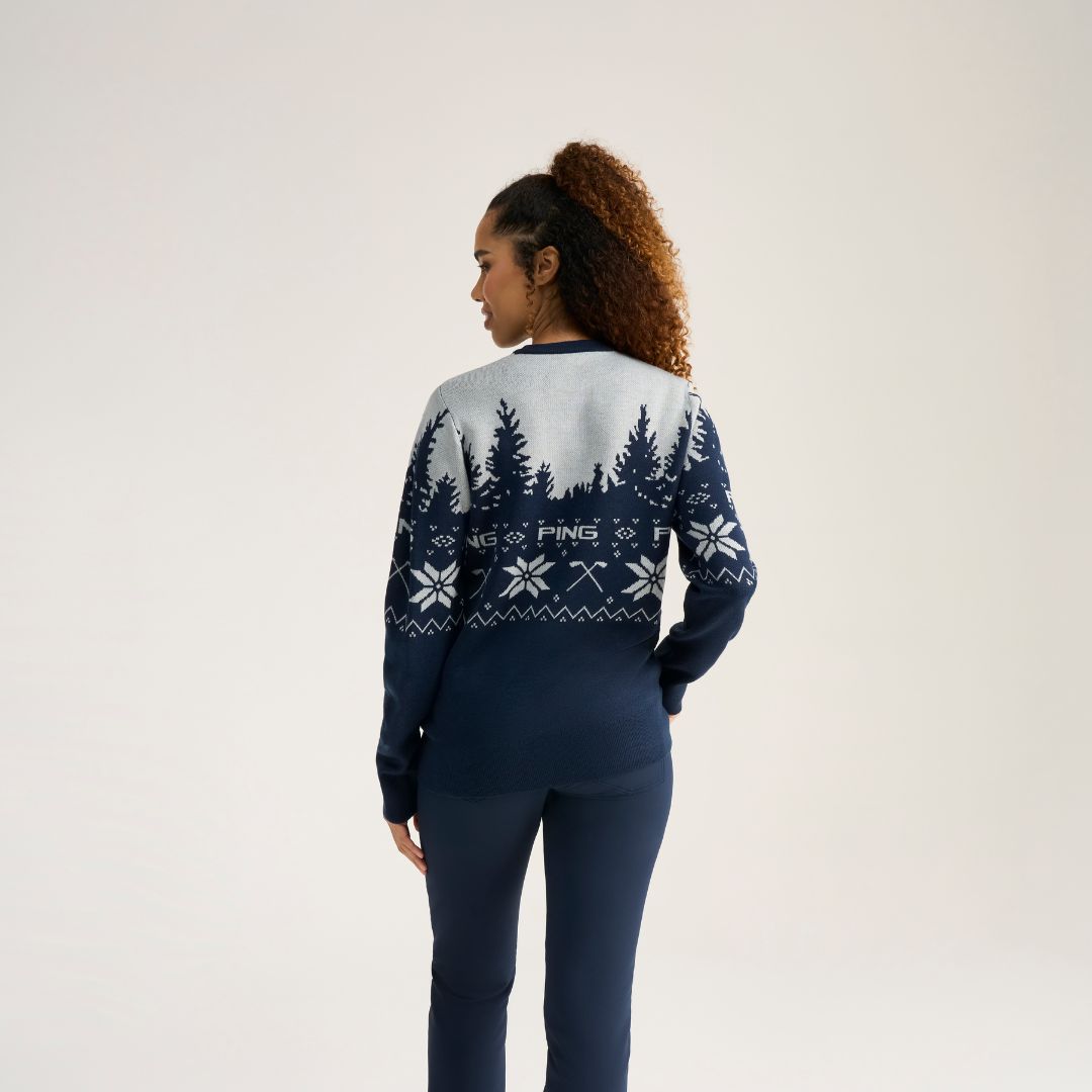 Christmas Jumper, Oxford Blue / Pearl Grey
