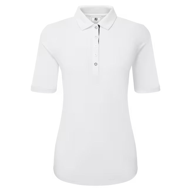 Half Sleeve Ruched Lisle