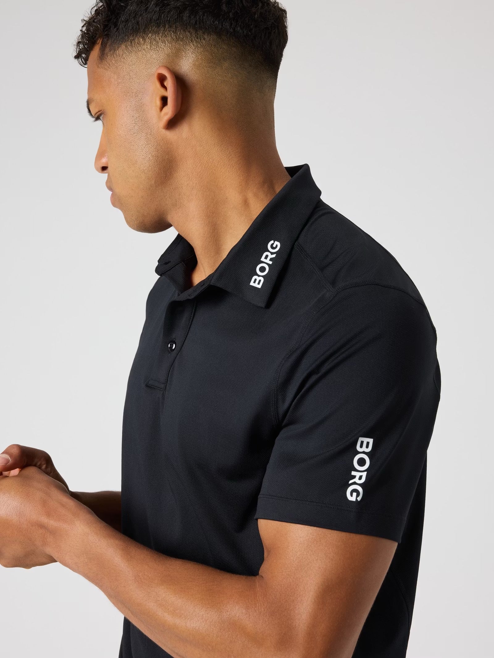Borg Golf Polo Musta