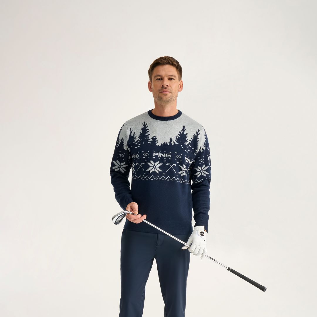 Christmas Jumper, Oxford Blue / Pearl Grey