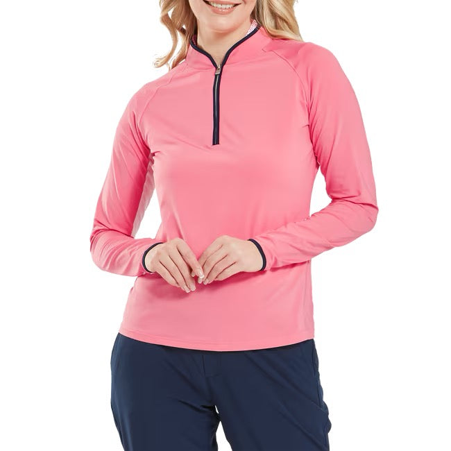 1/4 Zip LS Sun Protection Naisten Paita