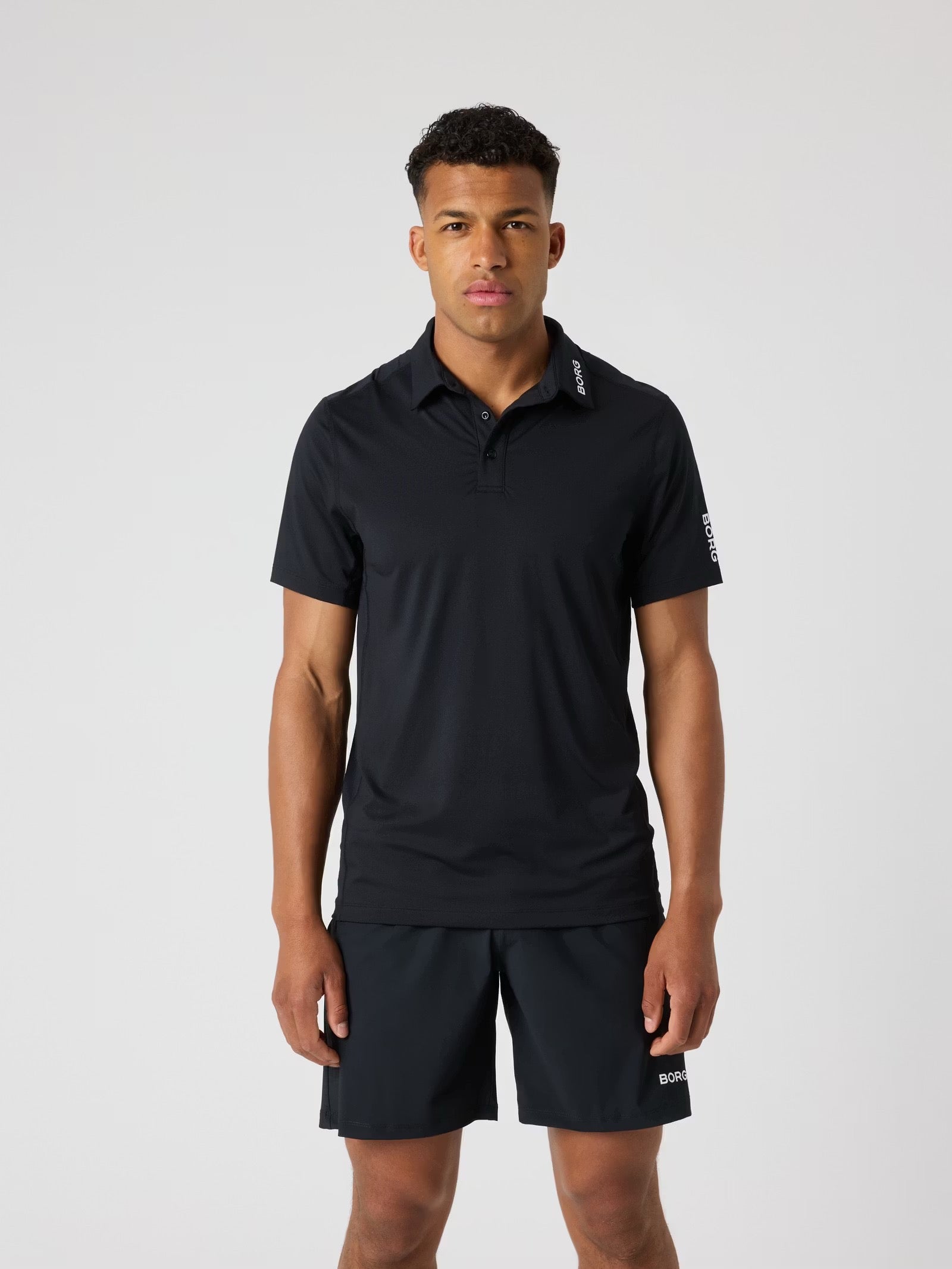Borg Golf Polo Musta