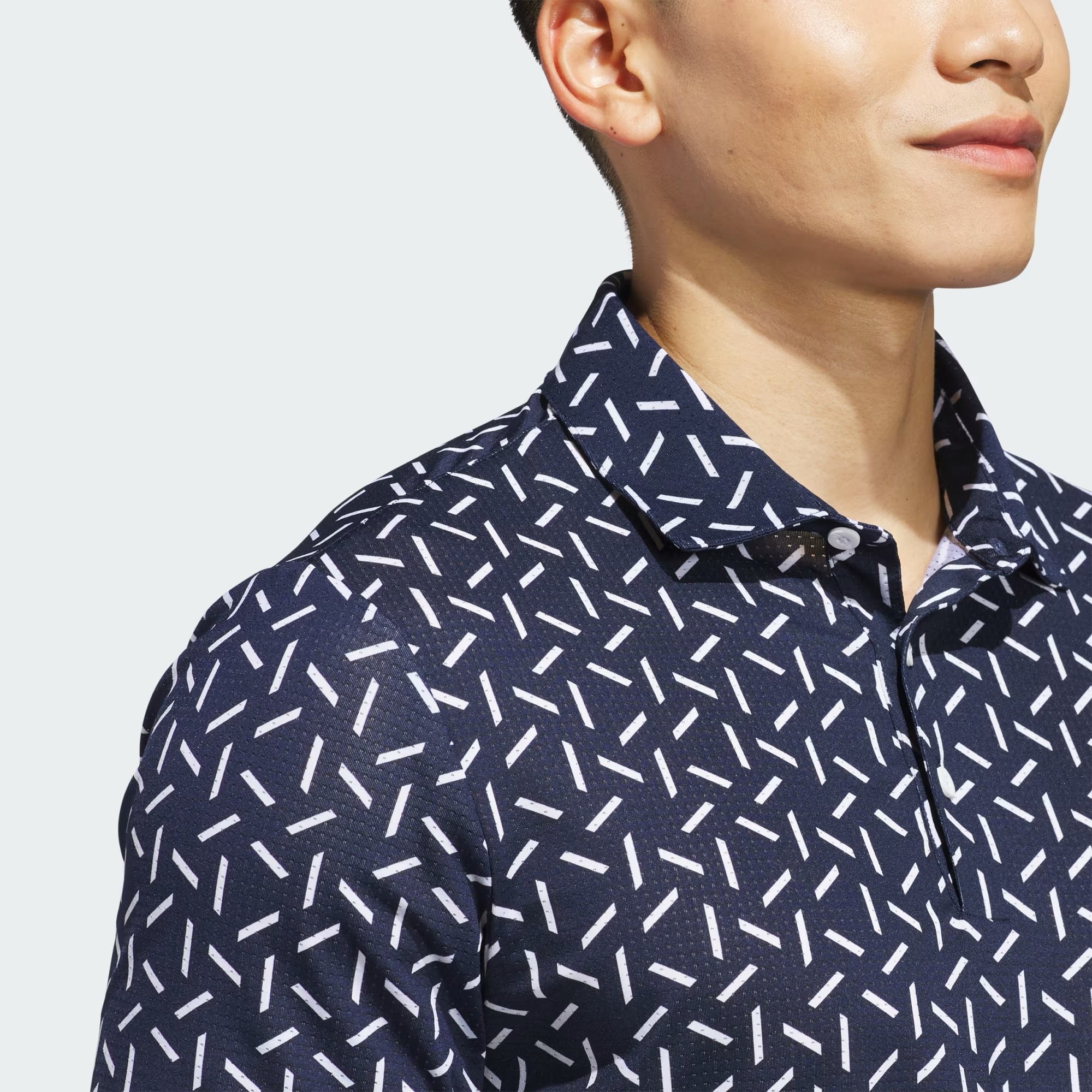 Ultimate365 Mesh Print Climacool Polo Navy