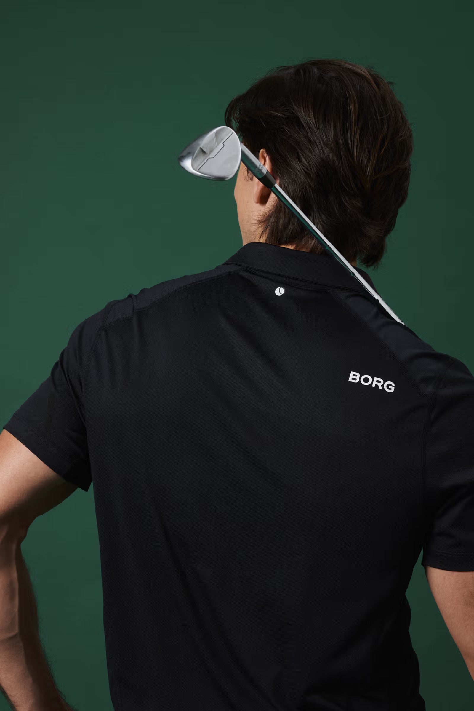 Borg Golf Polo Musta