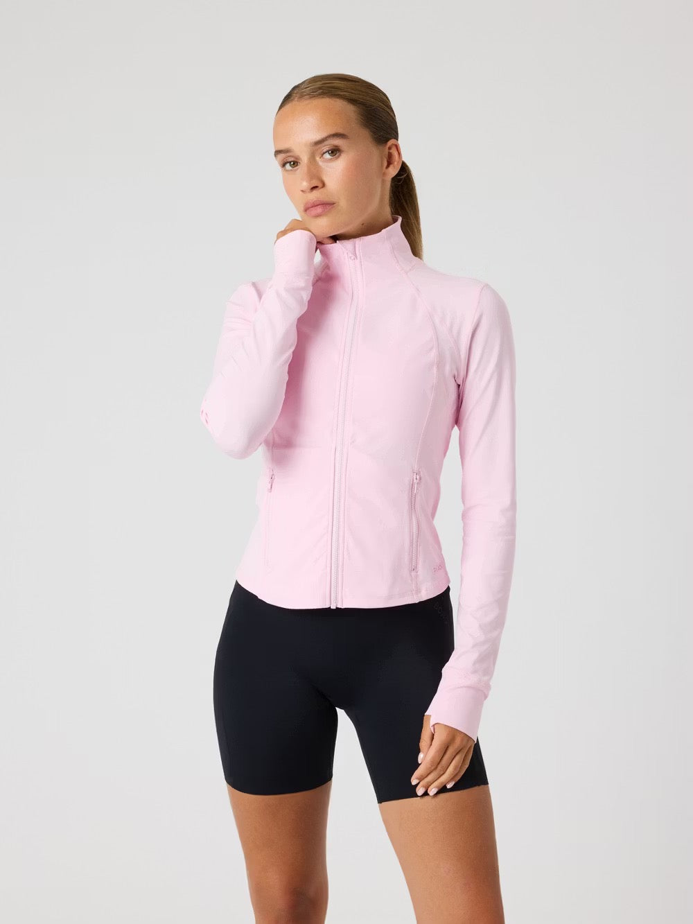 Borg Soft Zip Midlayer Pink