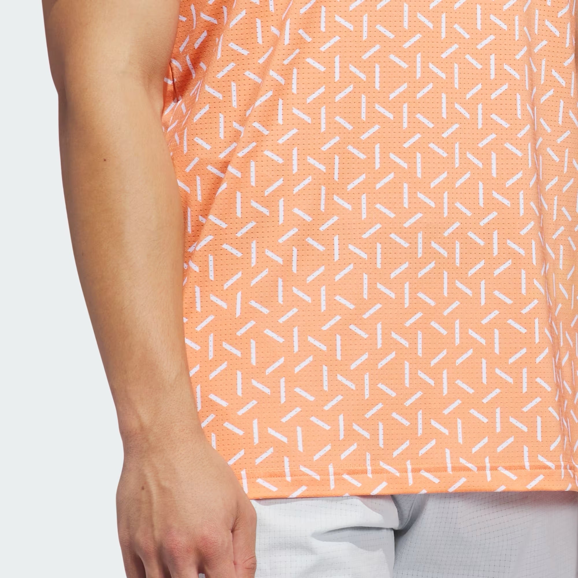 Ultimate365 Mesh Print Climacool Polo Orange