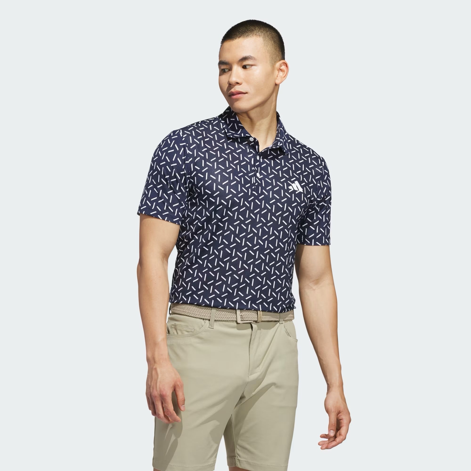 Ultimate365 Mesh Print Climacool Polo Navy