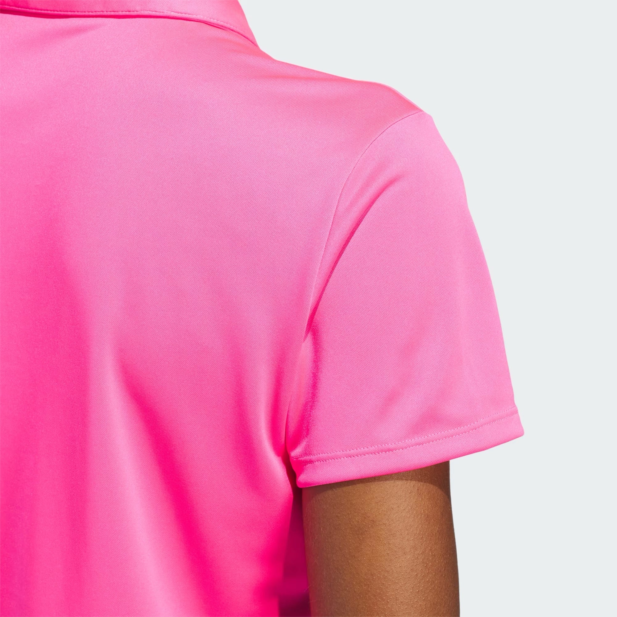 Solid Performance Short Sleeve Polo Pinkki