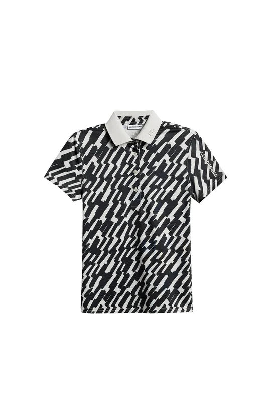 Tour Tech Print Polo Oak Moonbeam M