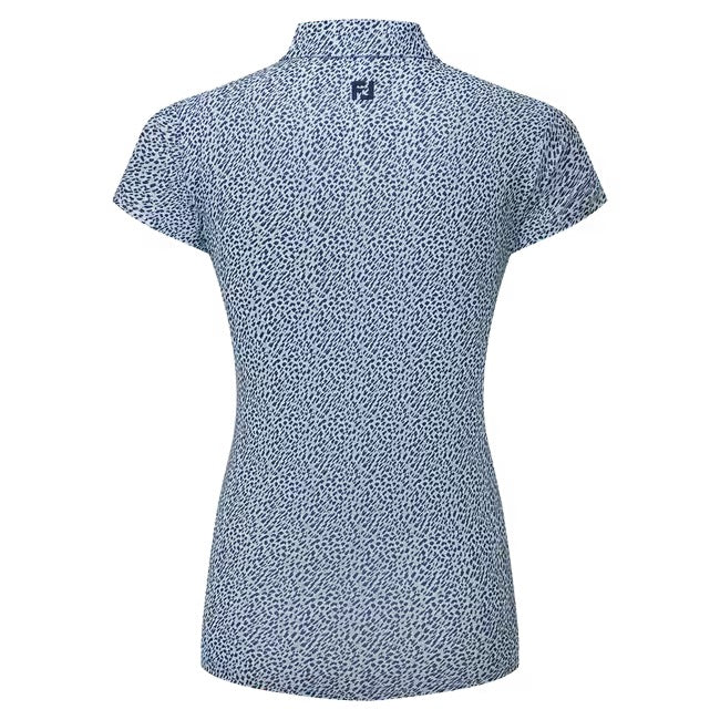 Animal Print Cap Sleeve Lisle