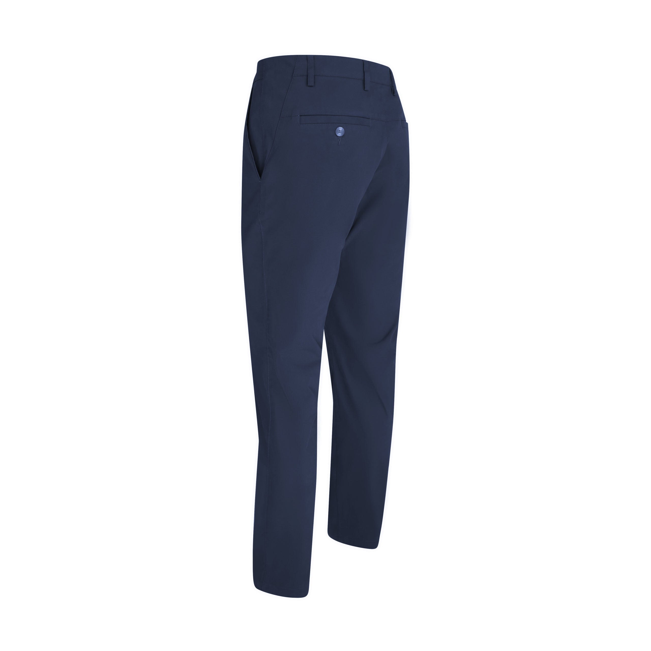 Flat Fronted Trouser Navy