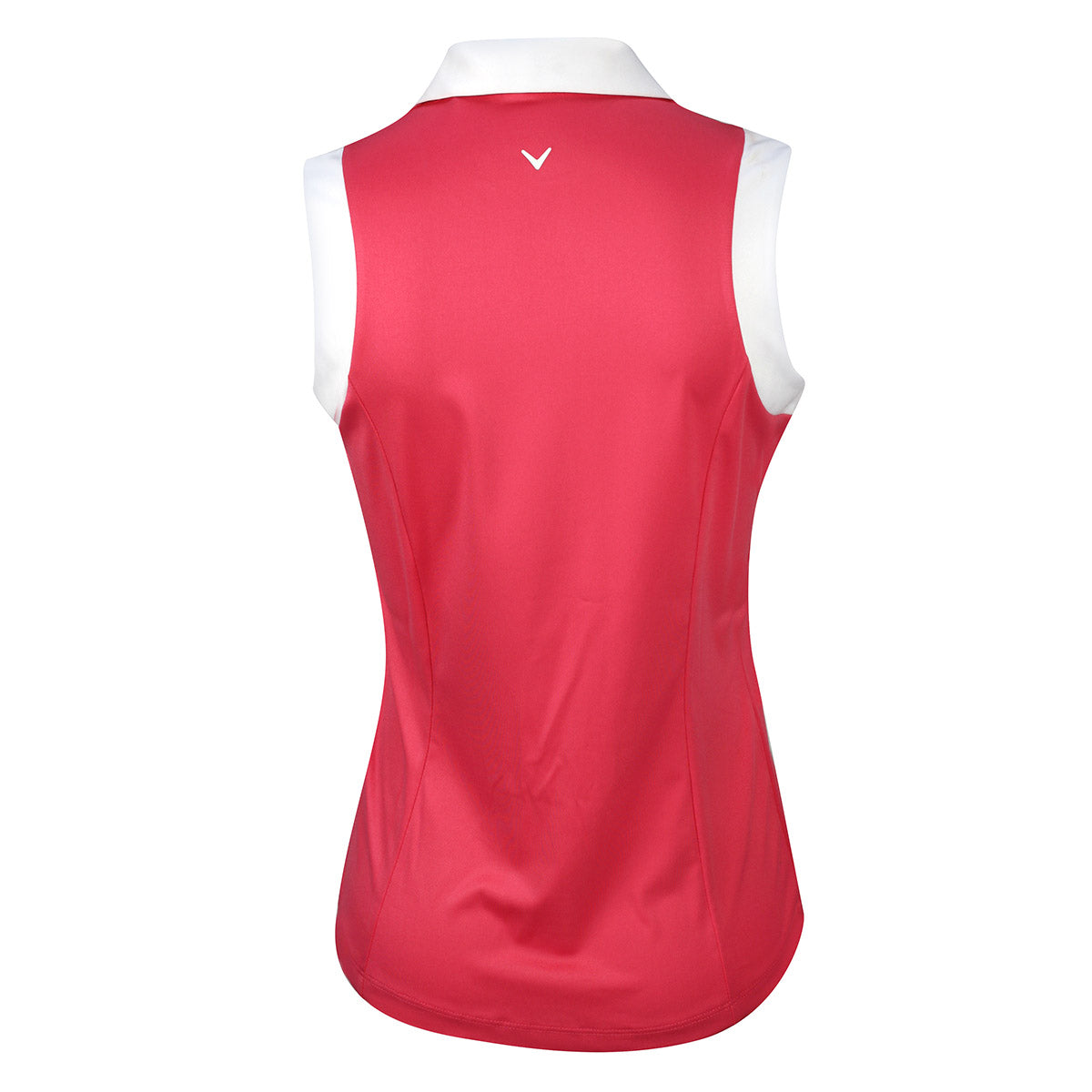Sleeveless V-Placket Colourblock Polo