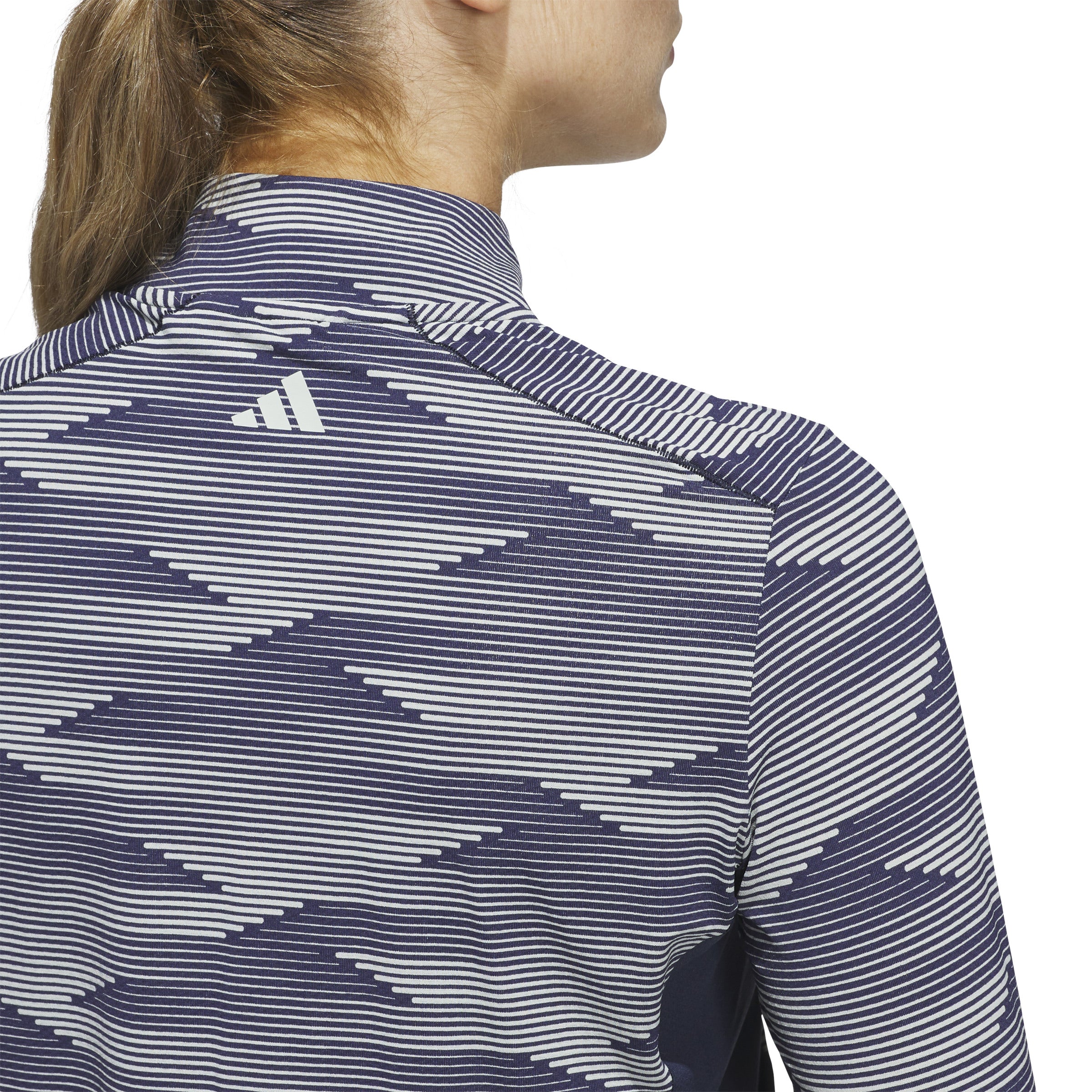 ULTIMATE365 Printed Quarter Zip Navy