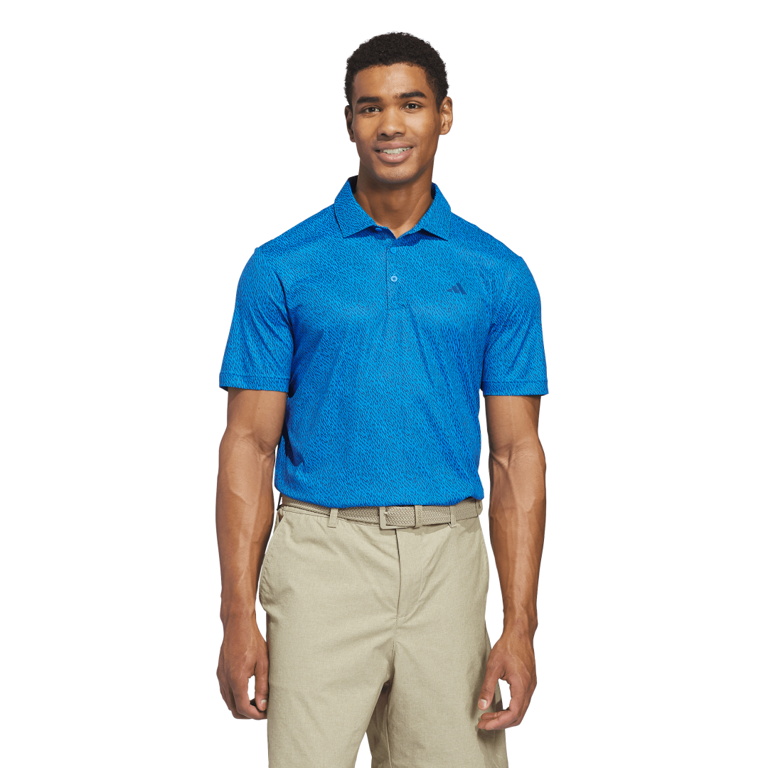 Ultimate365 Feather Print Polo Sininen
