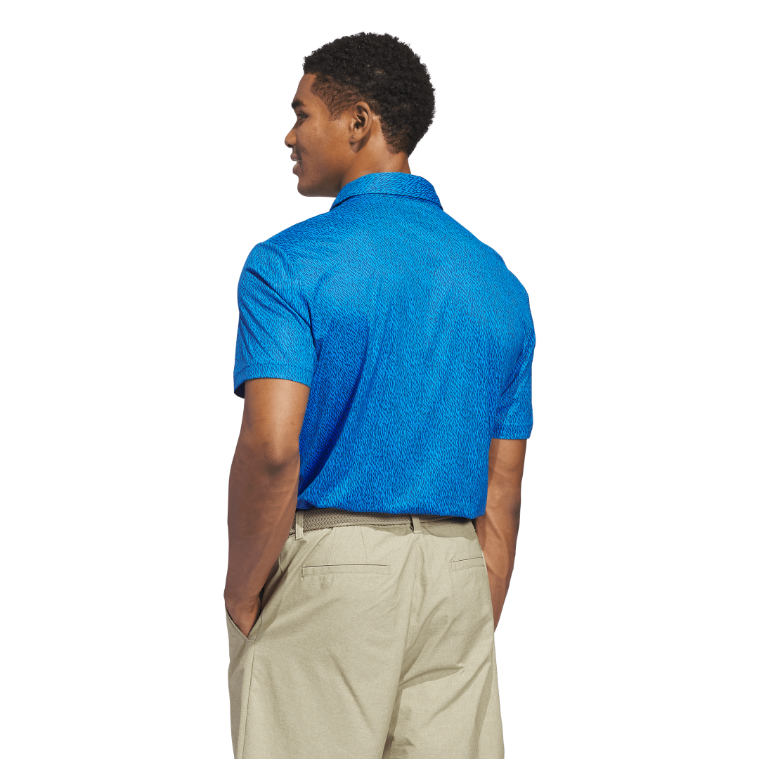Ultimate365 Feather Print Polo Sininen