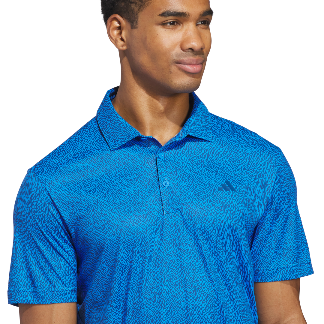 Ultimate365 Feather Print Polo Sininen